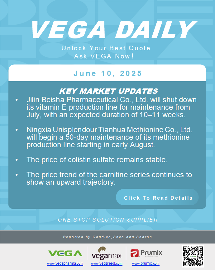 Vega Daily Dated on June 10th 2025 Vitamin Amino Acid APl Food Additives.png